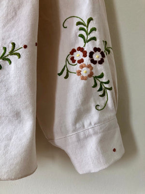 Embroidered Flowers Shirt