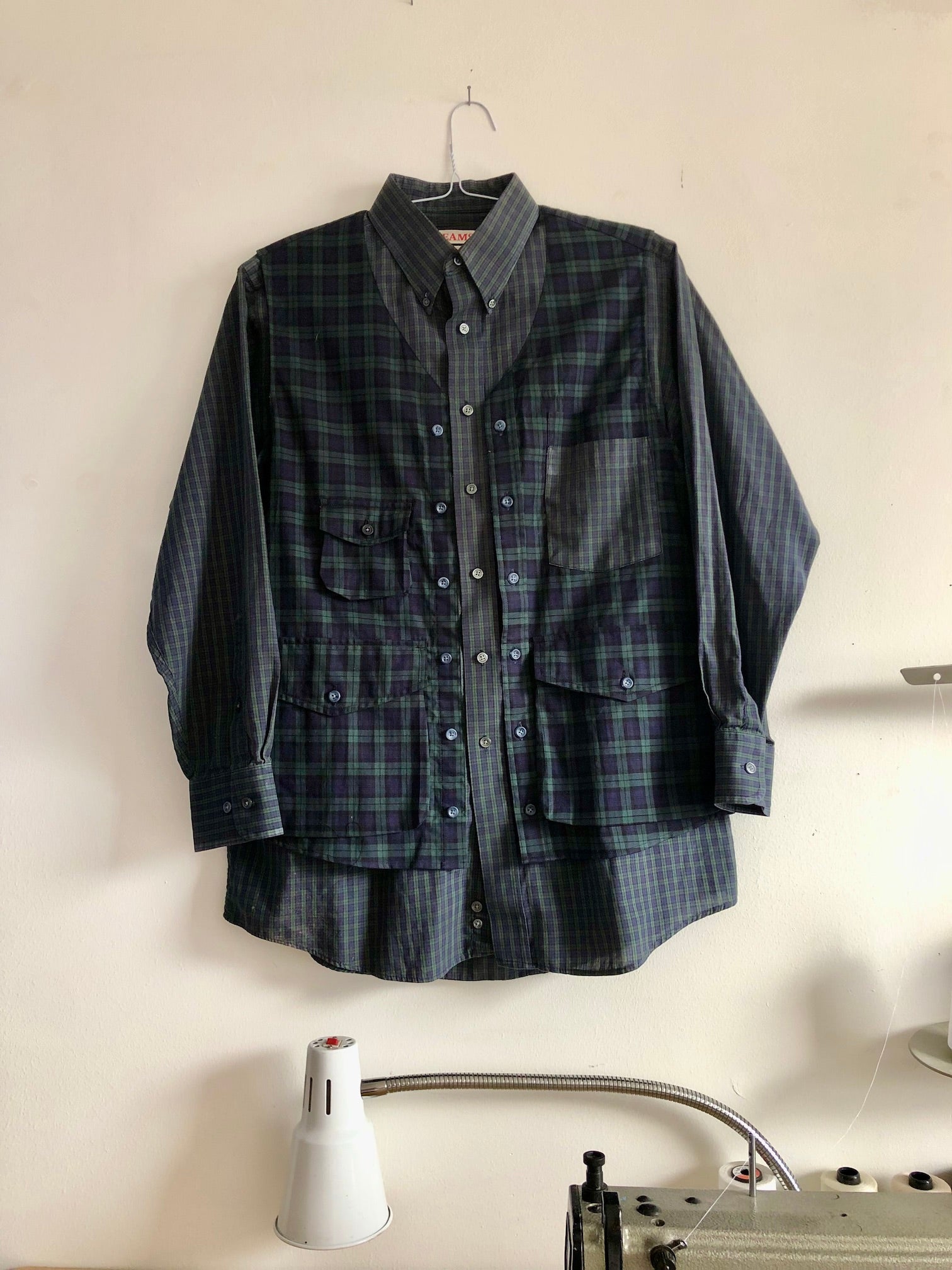 Reworked - Green Plaid Shirt