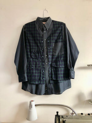 Reworked - Green Plaid Shirt