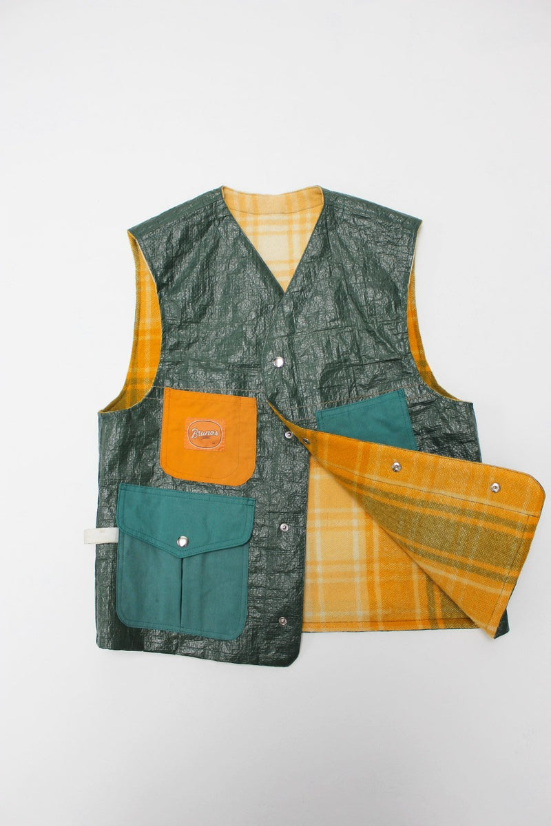 Wool Lined Tarpaulin Vest