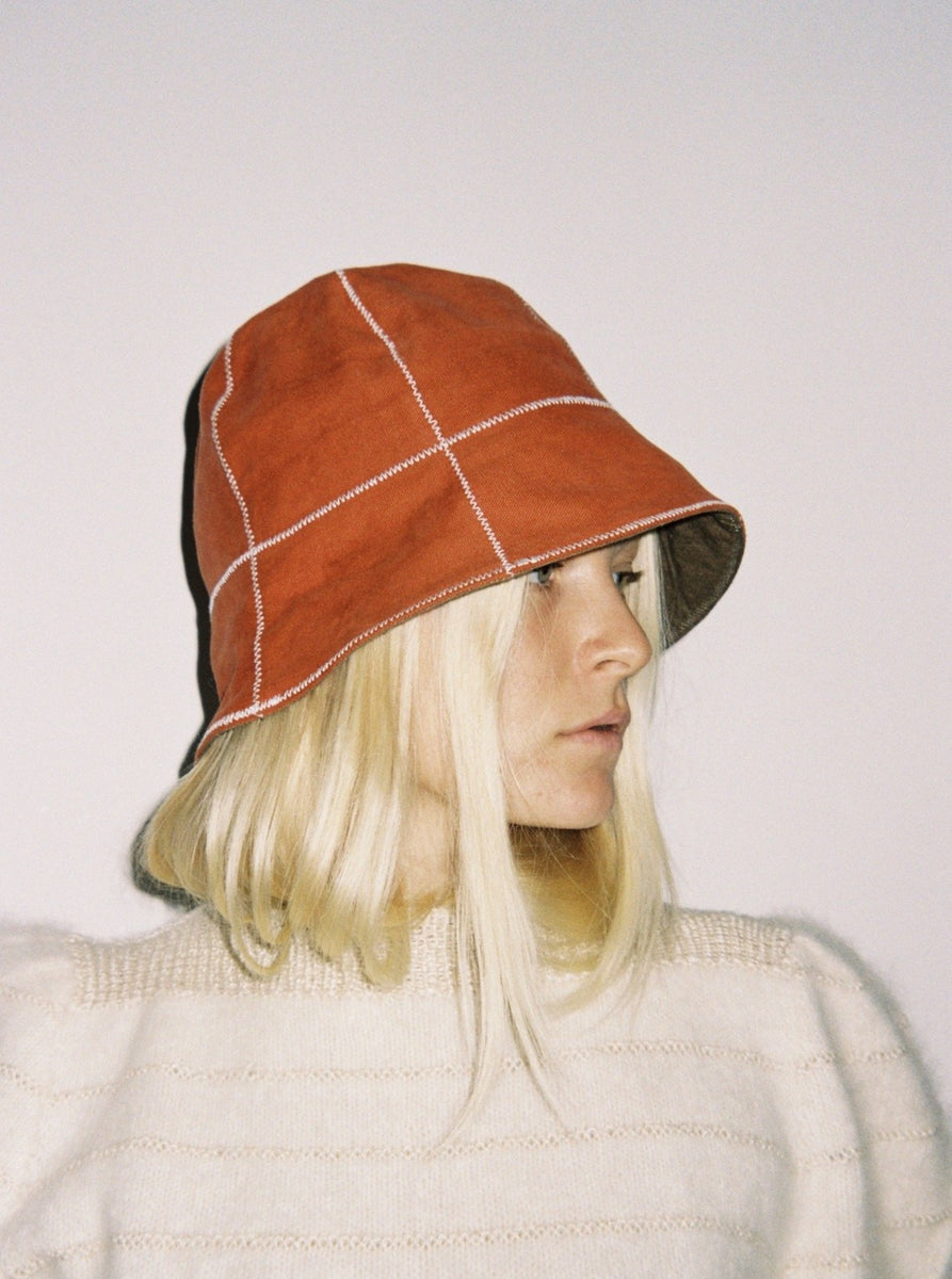 Peached Cotton Bell Hat