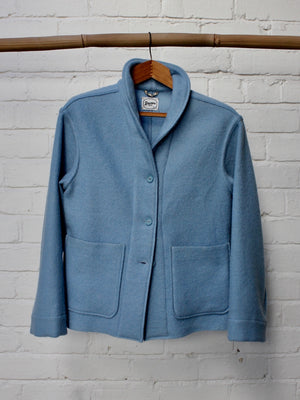 Virgin Wool Shawl Collar Jacket