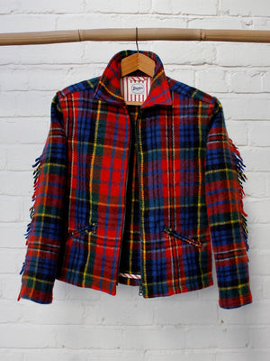 Wool Fringe Jacket