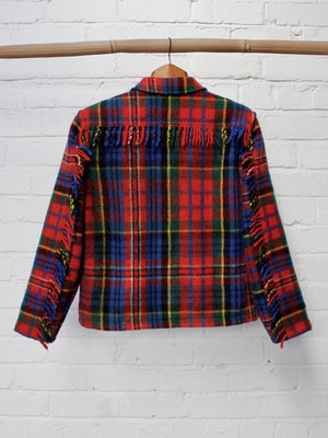 Wool Fringe Jacket