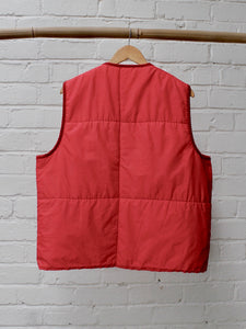 Red McGregor Quilted Reversible Vest