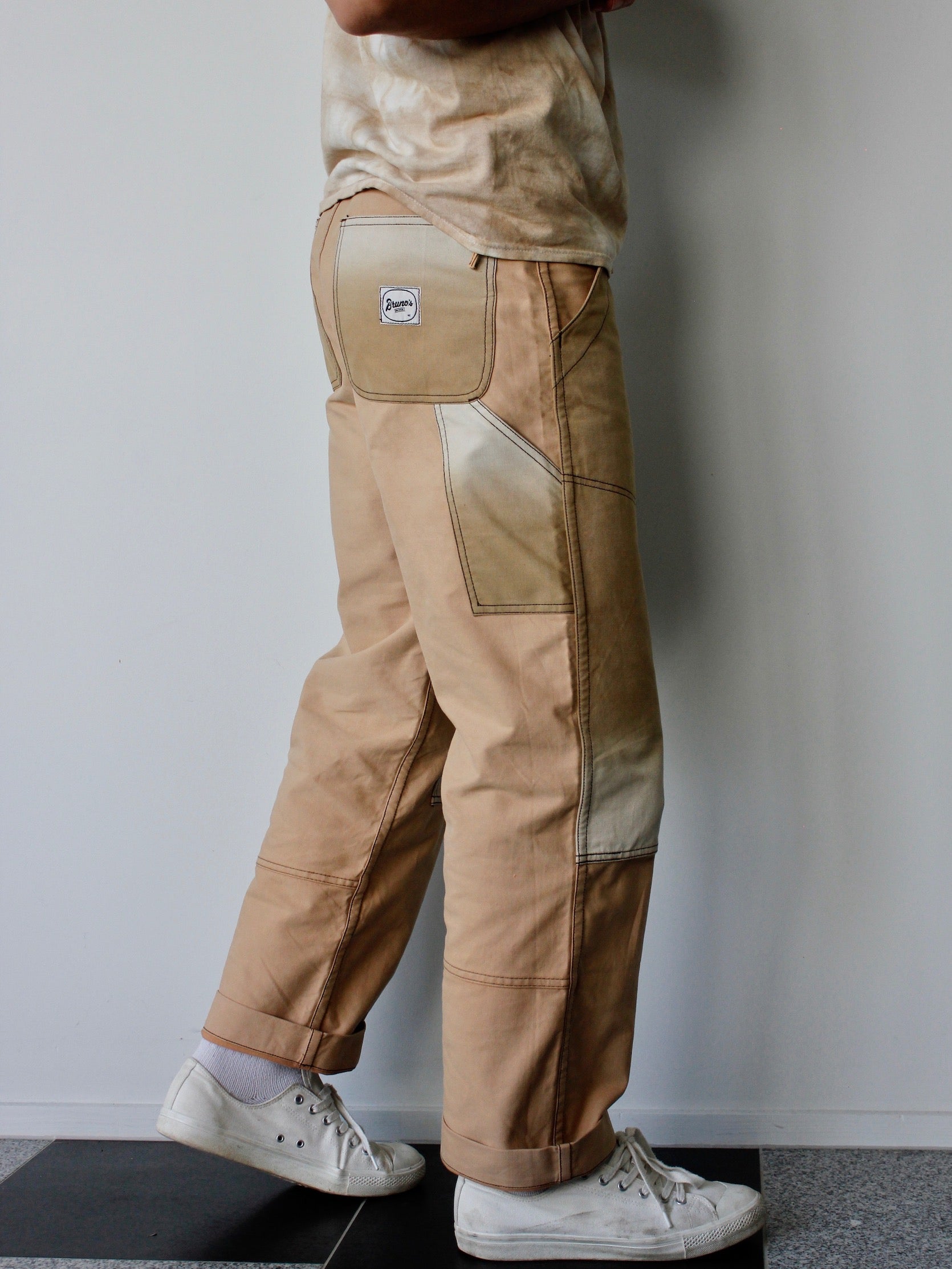 Sun Faded Terracotta Tent Pant